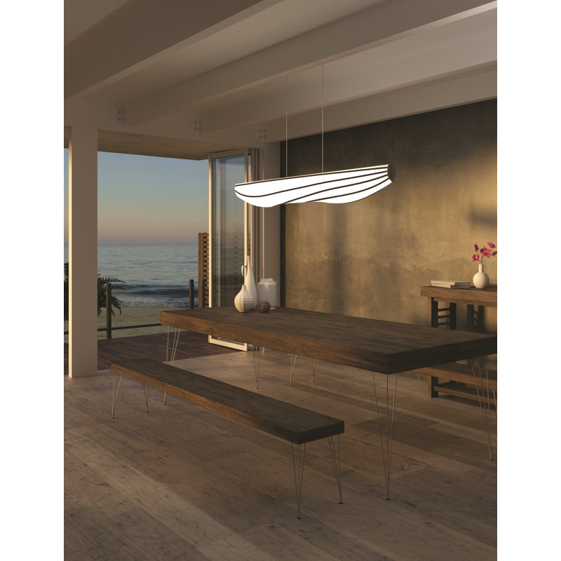 Lenis 1 - Light Pendant, 120V, 3500K, Walnut
