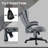 6 Point Vibrating Massage Office Chair With Lumbar Heat-207729992