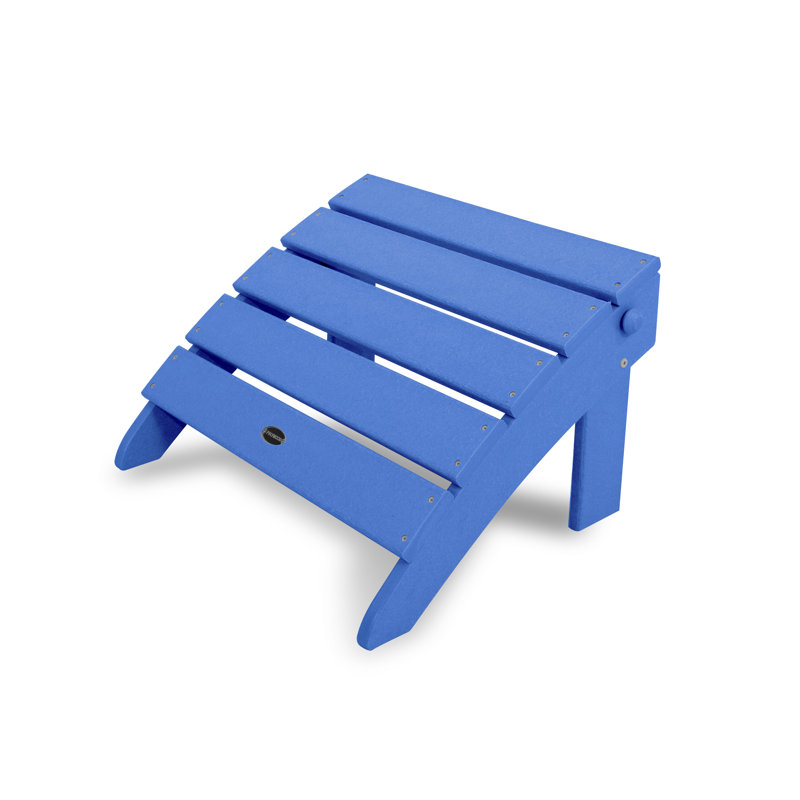 Repose-pieds POLYWOOD surdimensionné classique Adirondack Adirondack, Bleu pacifique
