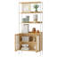 Aleeha 174.7cm H x 76.4cm W Steel Standard Bookcase
