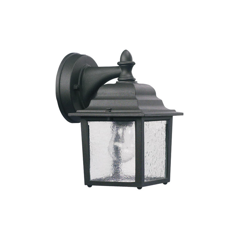 Lanterne murale d'extérieur à 1 ampoule Anjolie, Noir mat