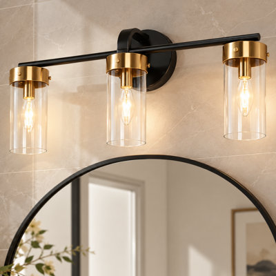 Marcha 3-Light Modern Dimmable Vanity Light