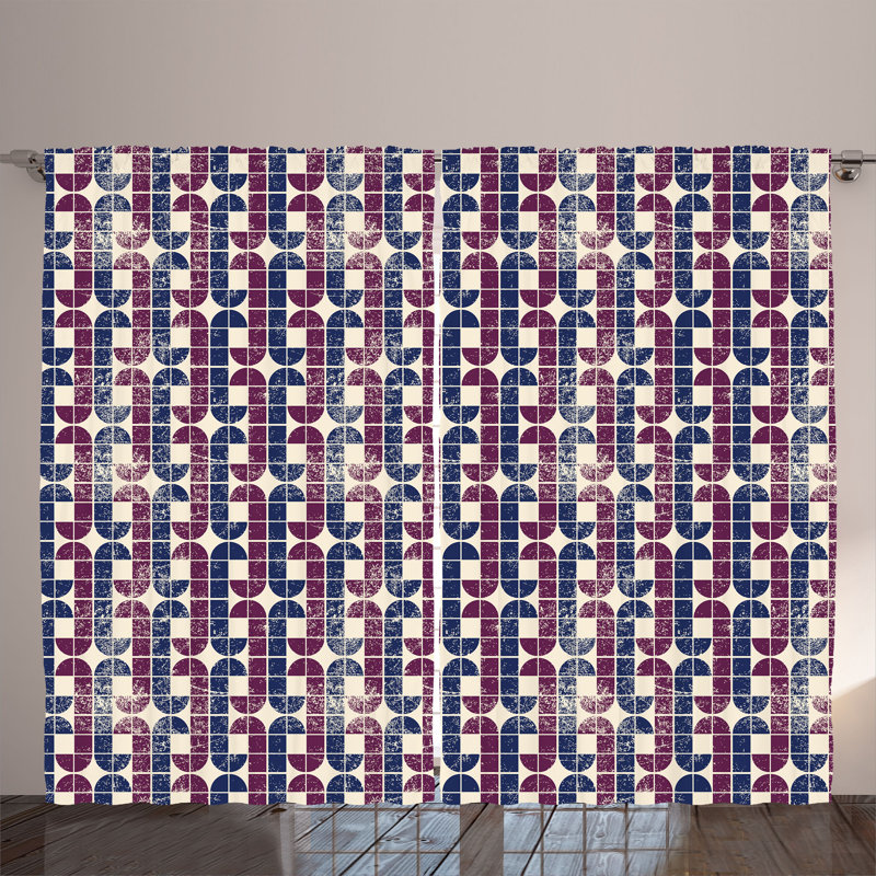 Semi Sheer Curtain Pair