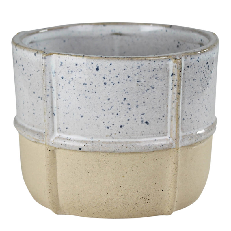 Taemon Trellis Ceramic Cachepot