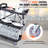 32.76 in. H x 25.62 in. W Utility Cart