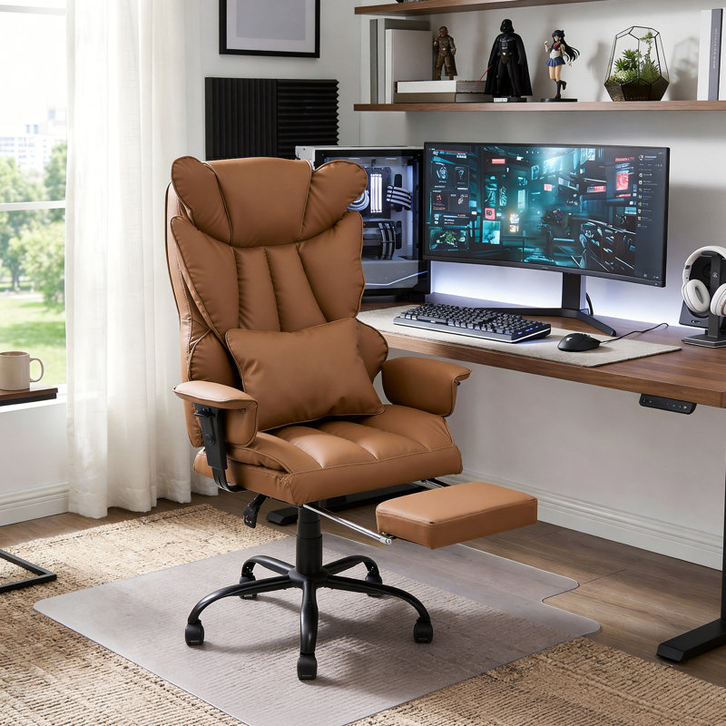 Rebrilliant Office Chair, Brown
