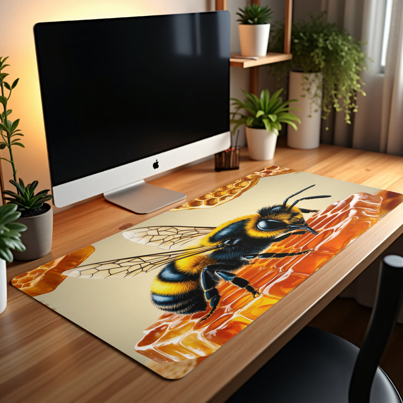 Polyester Desk Pad, 14.4x12.1