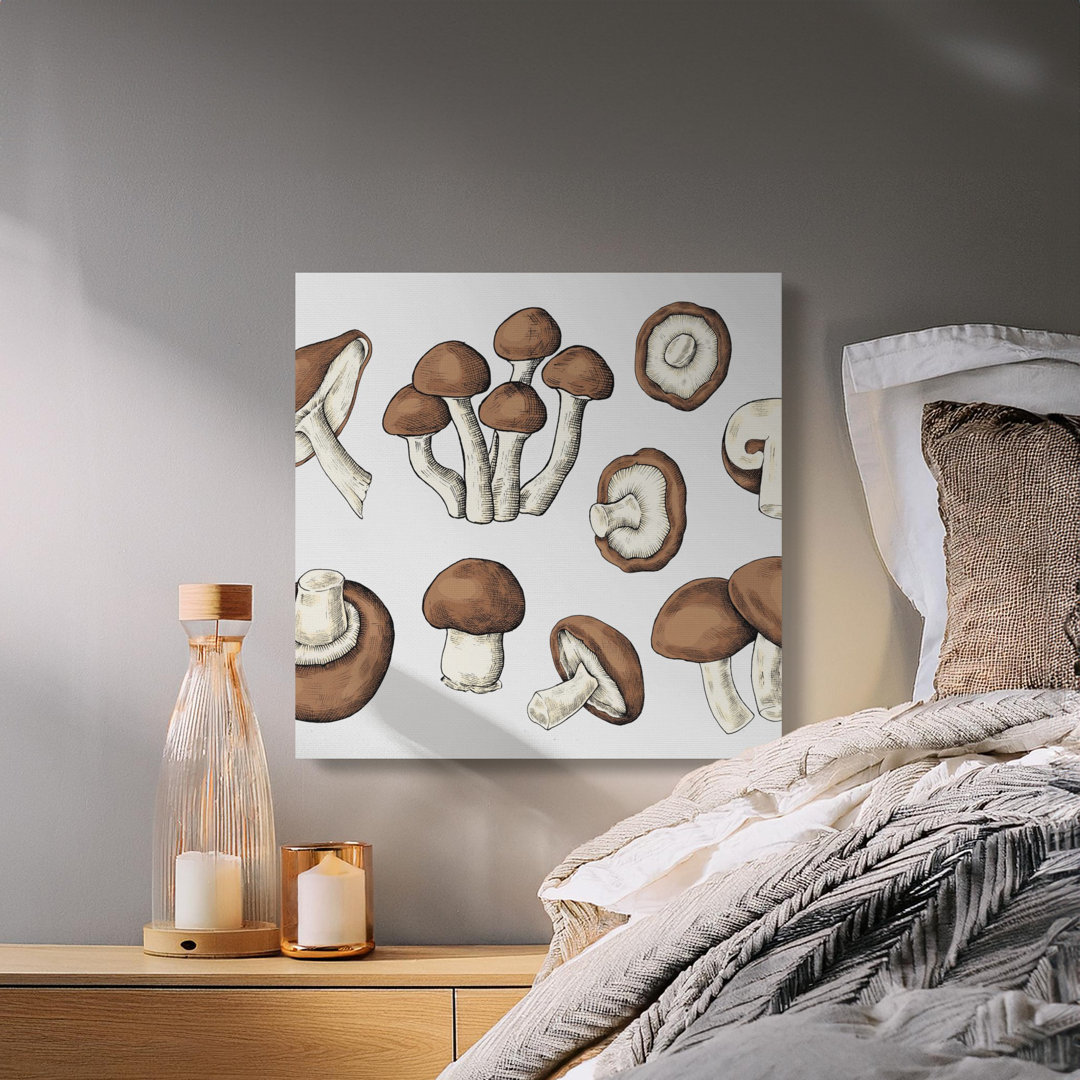Vintage Mushroom Botanical Roybal