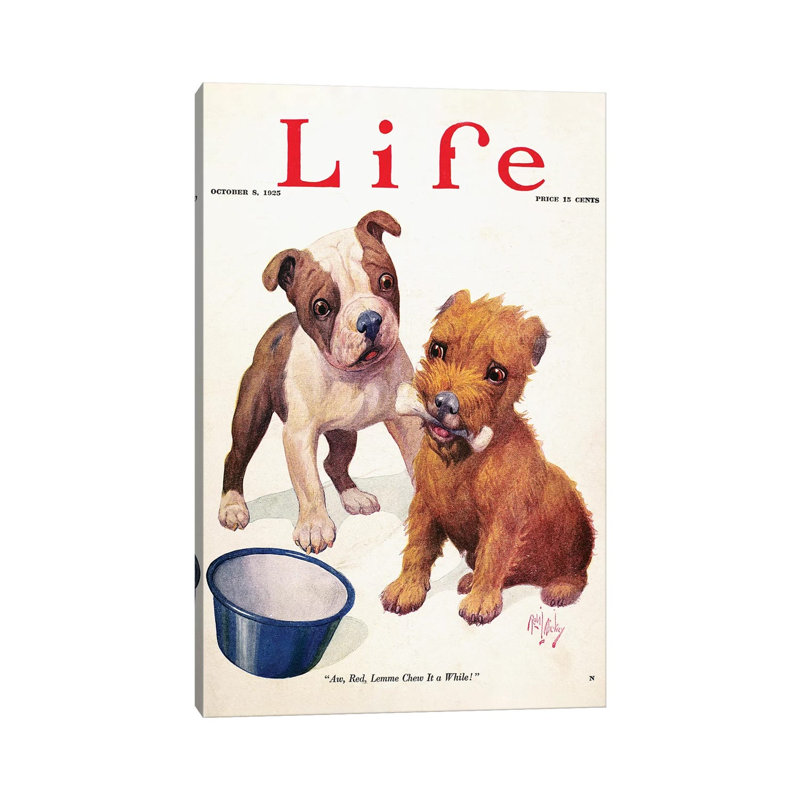 Magazine: Life, 1925 - Wrapped Canvas Print, 20.32 cm H x 30.48 cm W