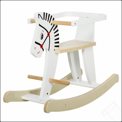 Jouets à roulettes en bois pour tout-petits pour enfants de 1 à 3 ans avec conception classique et barre de sécurité en bois
