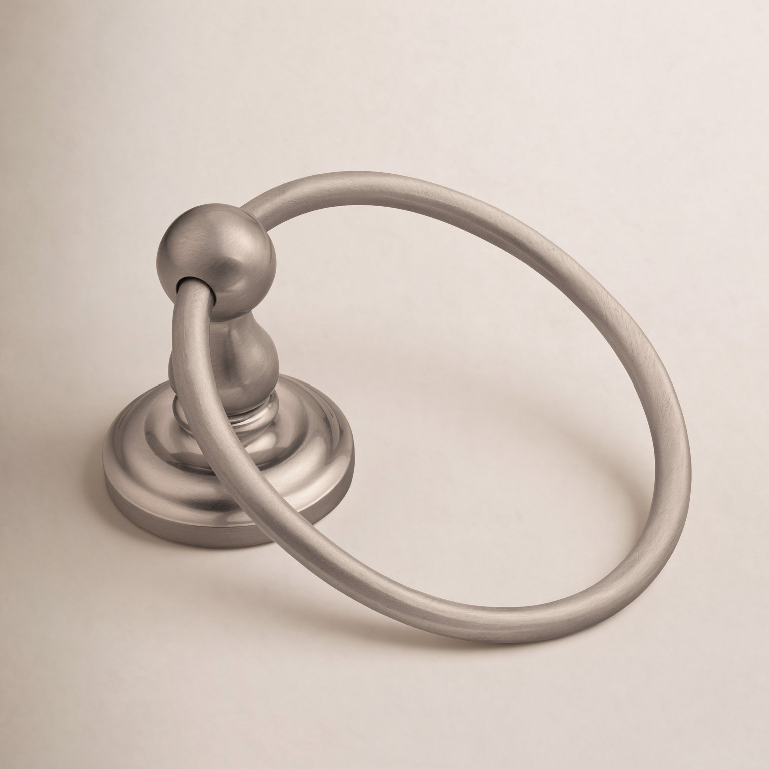 Madison Wall Mounted Towel Ring, Pewter