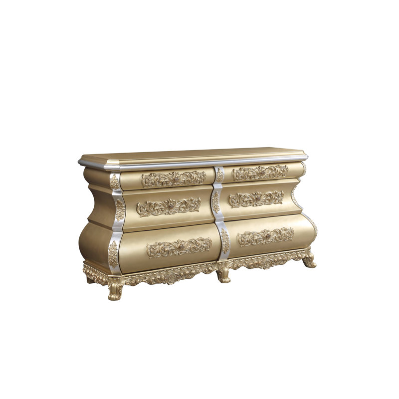 Commode double 6 tiroirs Nelds