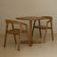 Table de salle à manger Burlywood-1977099286