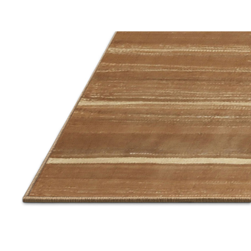 Tapis brun contemporain, Rectangle 2 pi x 5 pi