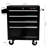 4 Drawer Rolling Tool Box With Locking System - Garage Workshop Storage Cart Lock Strong In Black