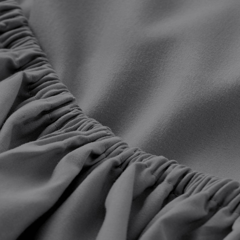 Microfiber Fitted Sheet, Twin XL Fitted Sheet, Gray