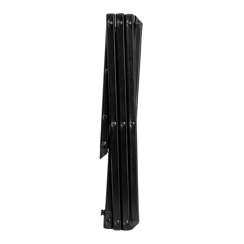Black Expandable Folding Clothes Drying Rack with Steel Frame