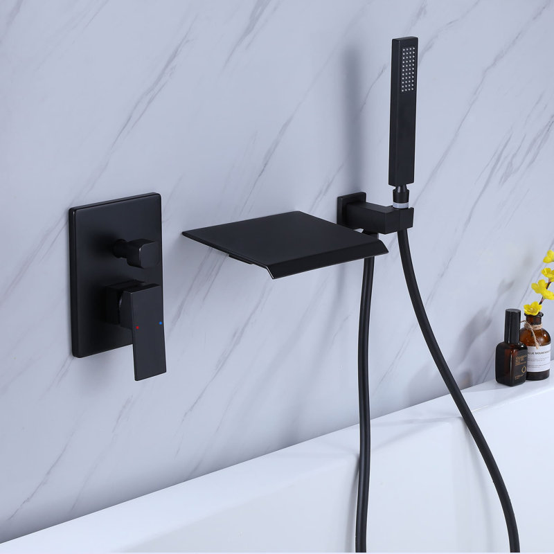 1 Handle Wall Waterfall Faucet with Diverter