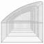 Chenil pour chien vidaXL 4 pièces argenté 26,25 x 6,56 x 6,56 pi