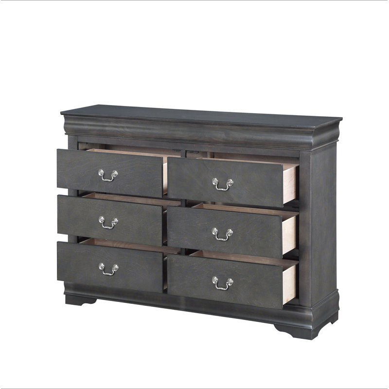 Commode Louis Philippe, Gris foncé