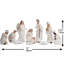 Ensemble de crèche de Noël, figurine de scène d'intérieur de Noël, cadeau de lit de bébé Jésus-486204384