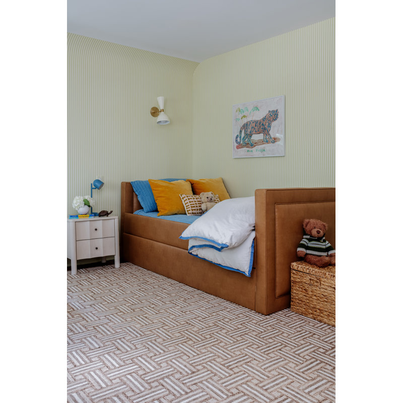 Abbott Hand Tufted Wool Area Rug, Rectangle 8' x 10'