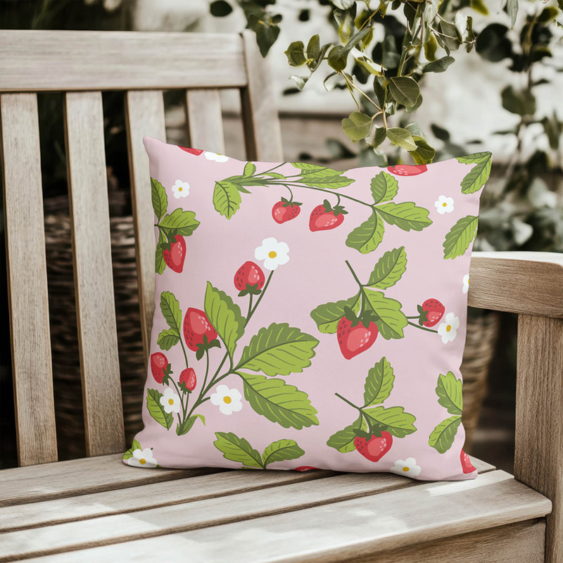 Palm Outdoor Pillow, 16"H x 16"W