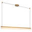 Nio 45-in Black dimmable LED Linear Pendant-153406740