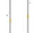 Traditional Silhouette Solid Wood Freestanding Coat Rack with 4 Hooks, Space-Saving Entryway Organizer in Classic White