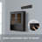  26 in. W x 30 in. H Bathroom Storage Wall Cabinet Fully Assembled with Sensor Light-1909904046
