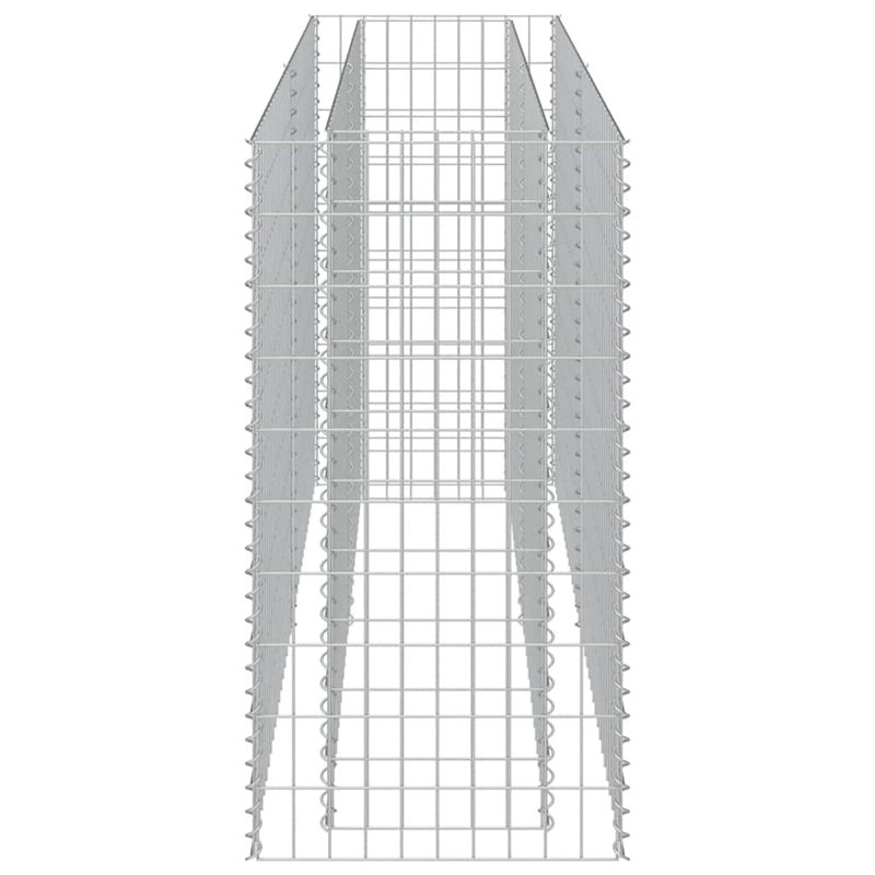 Jardinière surélevée Gabion, H 39,4 po x l 70,9 po x P 19,7 po