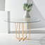Scotty Round Glass Dining Table
