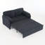 Canapé-lit convertible 71,65 po avec rangement latéral, canapé-lit en chenille moderne 3-en-1 pour salon, chambre à coucher et appartement-1749070433