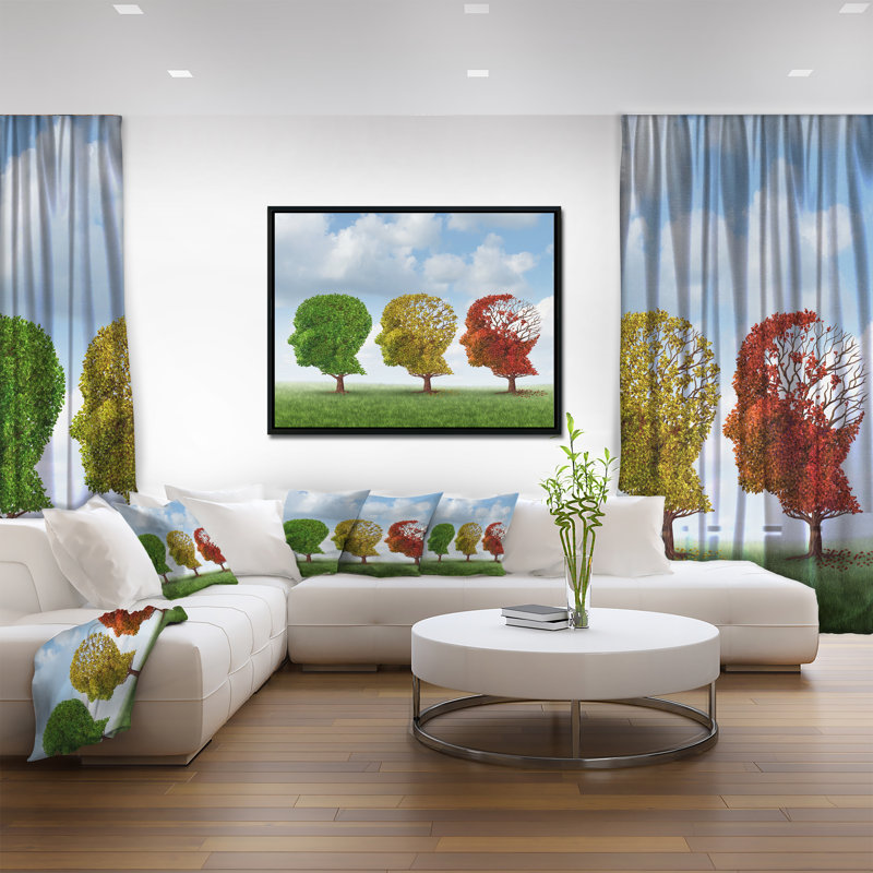 «Brain Aging», reproduction d'impression sur toile tendue, H 30 po x l 40 po x P 1,5 po