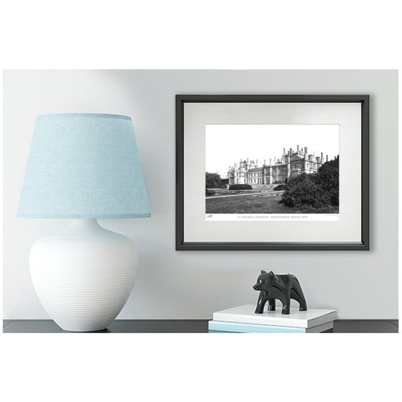 St Michael Penkivel, Tregothnan House 1890 by Francis Frith - Single Picture Frame Print, 40cm H x 50cm W x 2.3cm D