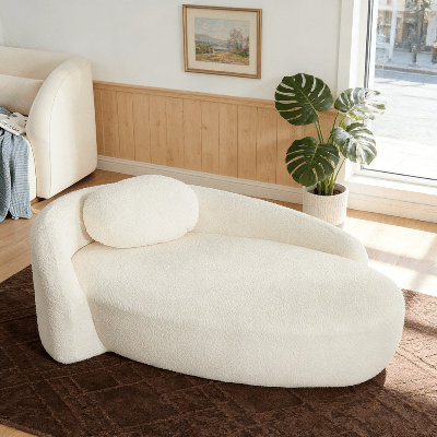 Chaise d'appoint ovale à compression