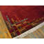 Tapis corail en laine noué de style art déco antique des années 1930