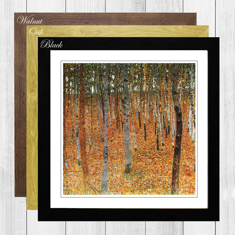 Gustav Klimt - Single Picture Frame Painting, Oak