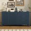 Armoire de rangement 2 portes avec 3 tiroirs-113463682