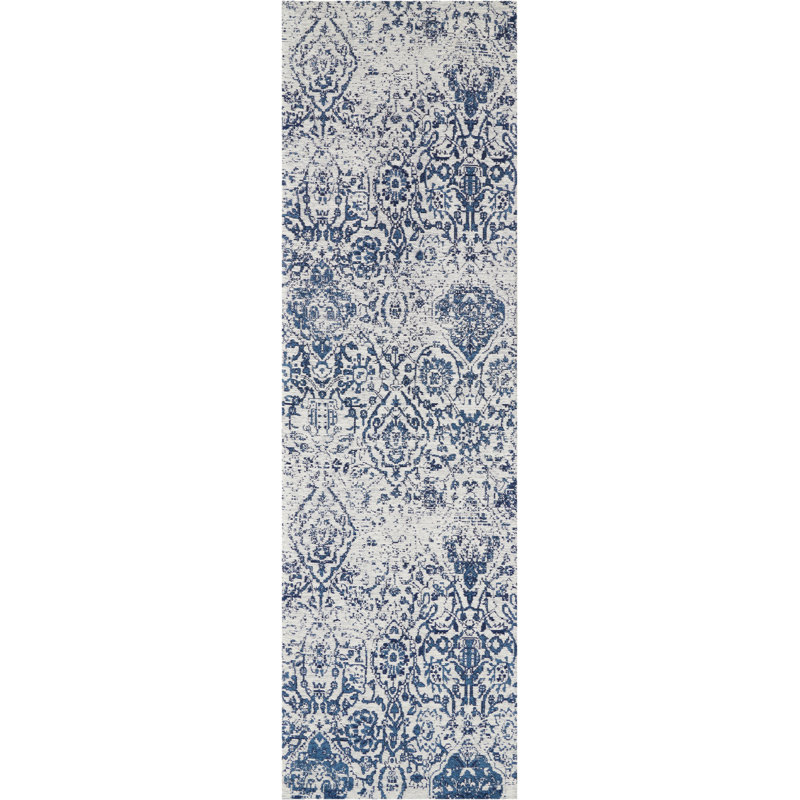Tapis ivoire Gwenn, Tapis de couloir 2 pi 3 po x 7 pi 6 po