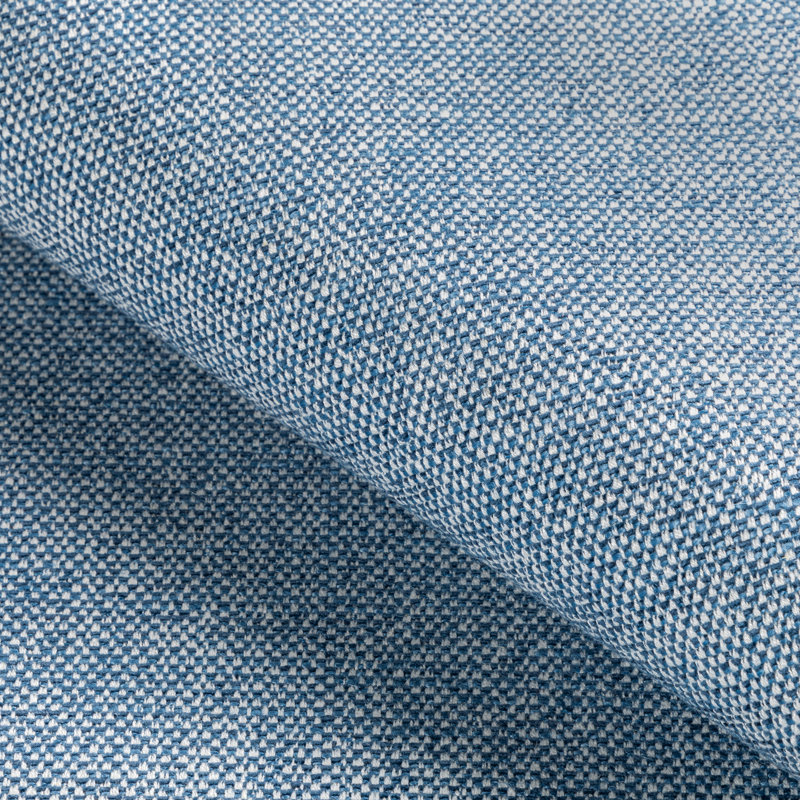 Lorient Weaves Edern Plain Fabric, Blue