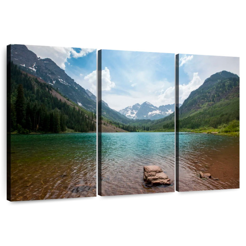 Alvord Serene Maroon Bells, 32" H x 50" W