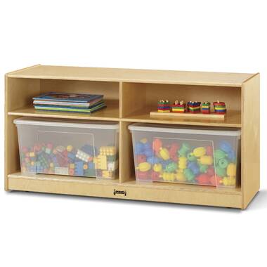 Jonti-Craft® 10 Compartment Manufactured Wood Shelving Unit