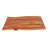 Calex Acacia Solid Wood Top Metal Base Dining Table