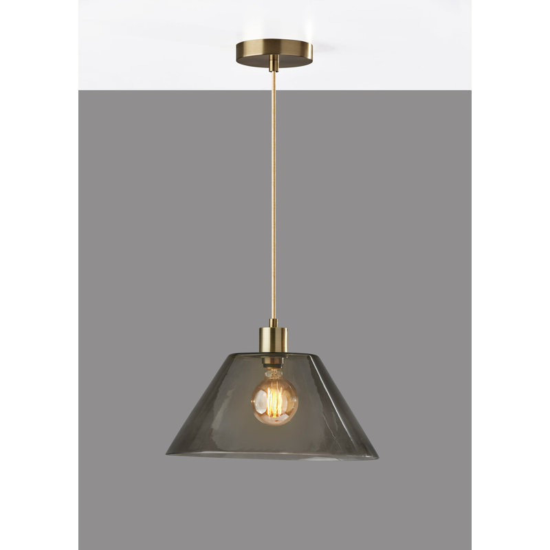 Luminaire suspendu conique à 1 lumière Anastasia