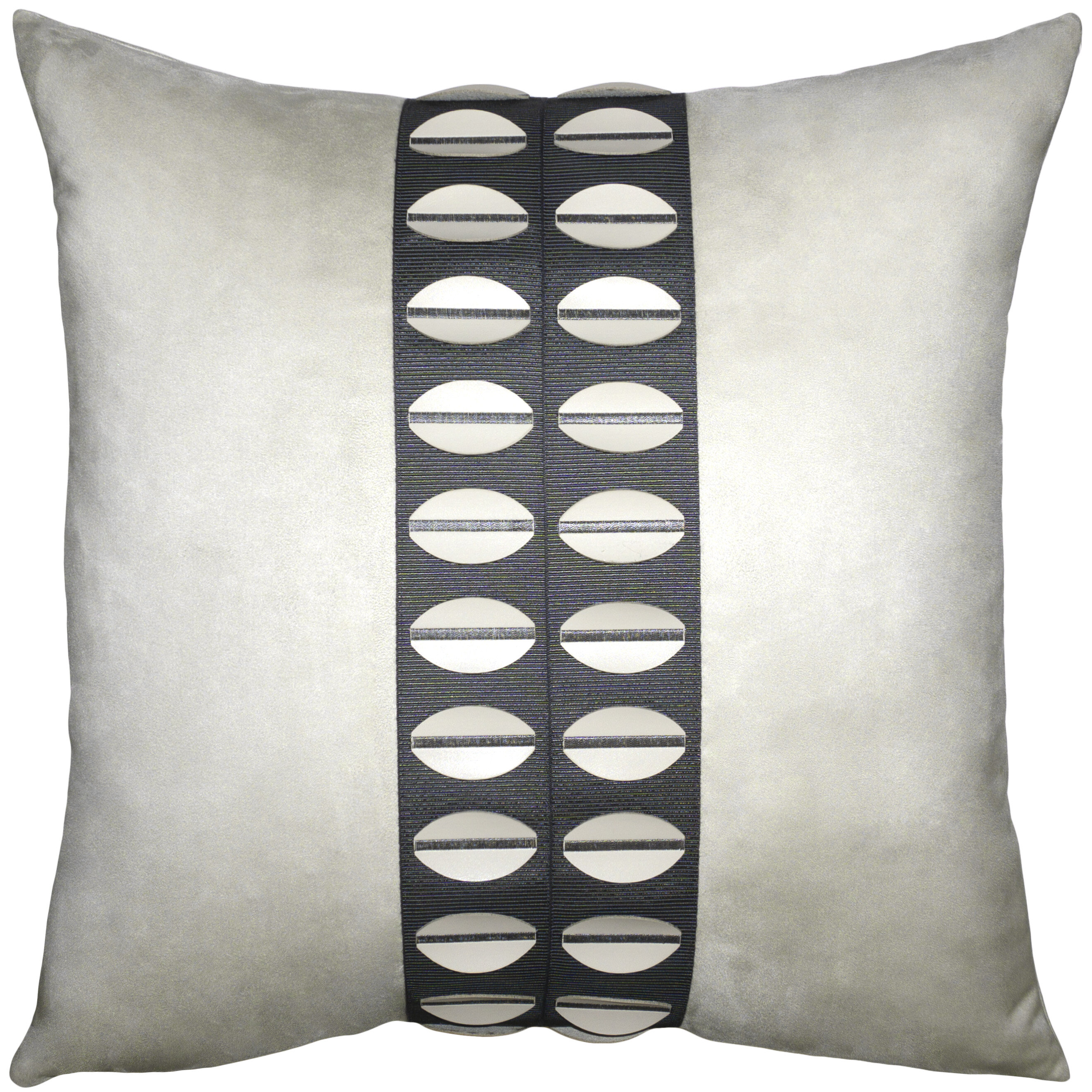 Ernest Hemingway Legend Ivory Designer Throw Pillow - 22X22
