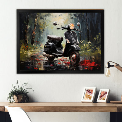 Scooter Adventures I sur impression sur toile