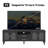 U-Can 68.9'' Retro TV Stand For Tvs Up To 75 Inches, Entertainment Center Media Console With Fluted Glass Doors And Five Solid Wood Legs For Living Room(OLD SKU:N724P198468B)