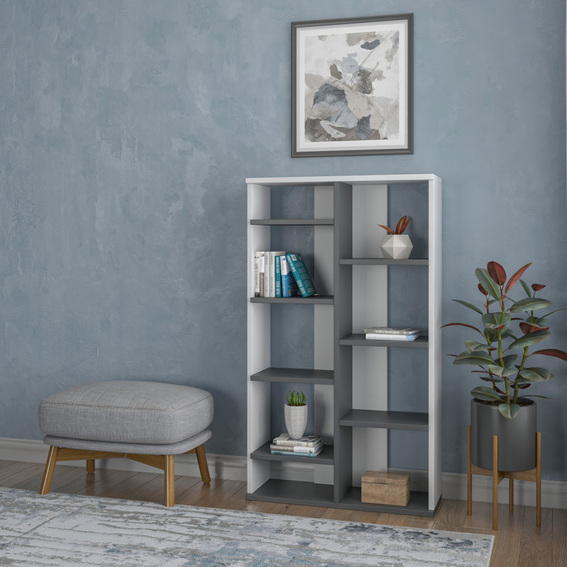 Gjylferije Bookcase, White/Anthracite