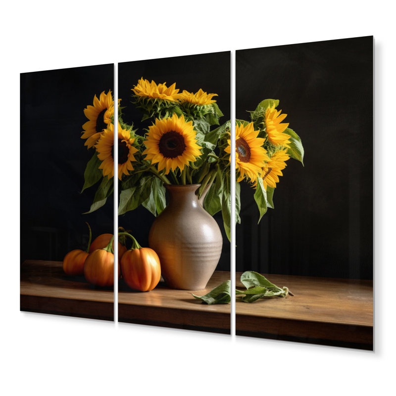 Farmhouse Plants & Flowers Wall Decor on Metal